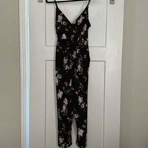 Kaileigh maternity knit crop jumpsuit, size S